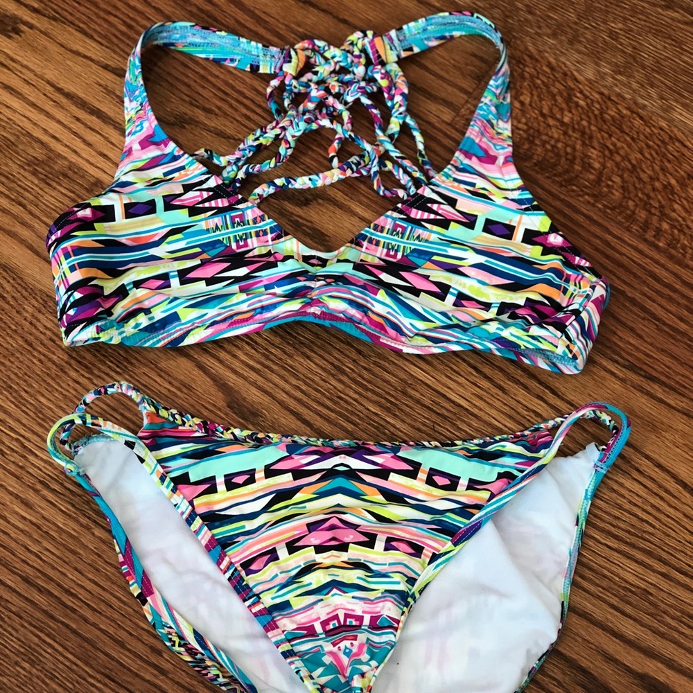 Kenneth Cole Reaction Two Piece Swimsuit Bikini